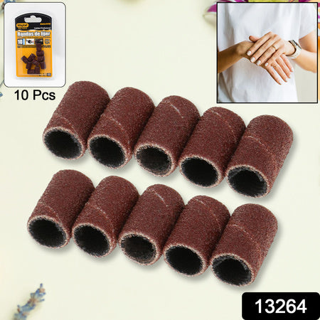 Nail Drill Sanding Band Machine Replacement Bits Pedicure Tool (10 Pcs Set) Wukusy