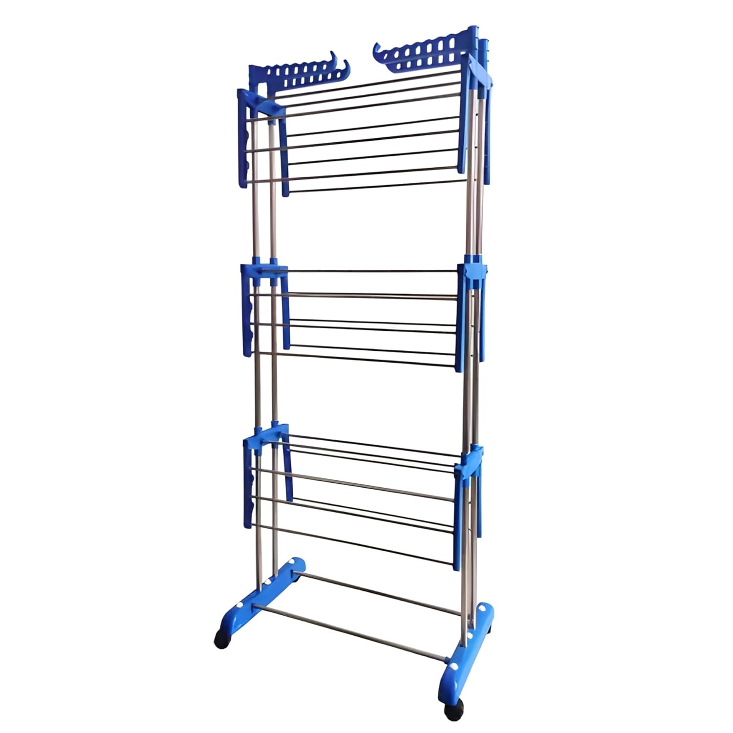 Foldable Stainless Steel Clothes Drying Stand Rack Wukusy