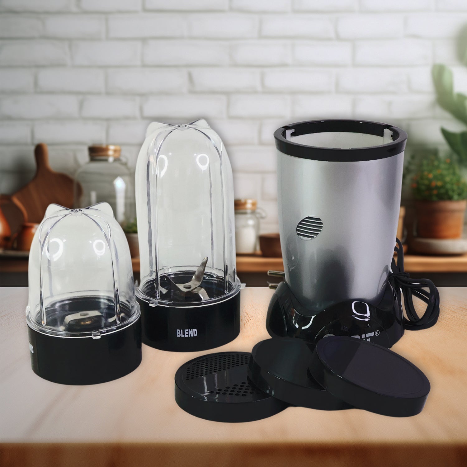 Orbit Multi-purpose Bullet Mixer - 400w With 2 Jar Wukusy