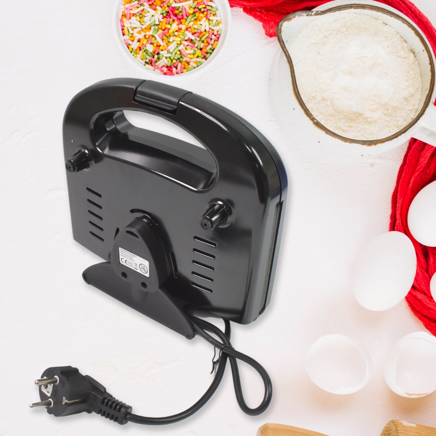 2819 Sandwich Maker Makes Sandwich Non-stick Plates Easy To Use With Indicator Lights Wukusy