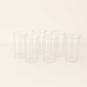 Supermom Martini Clear Glass Set (6 Pc) Wukusy