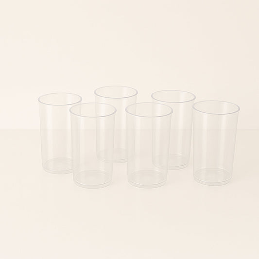 Supermom Martini Clear Glass Set (6 Pc)
