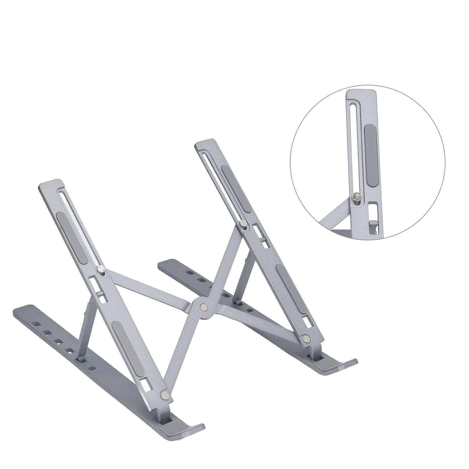 Metal Portable Laptop Stand With 7 Adjustable Angles (1 Pc) Wukusy