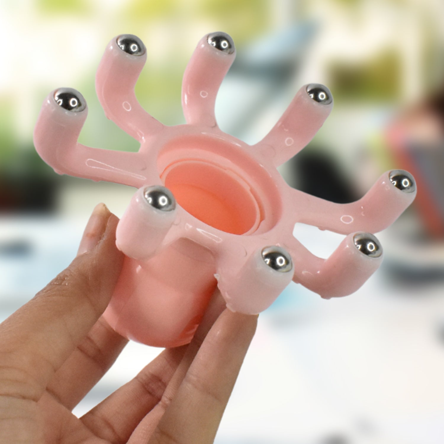 Scalp Relax Octopus Massager Octopus Claw Head Massager Long Lasting Ergonomic For Adults For Abdomen Wukusy
