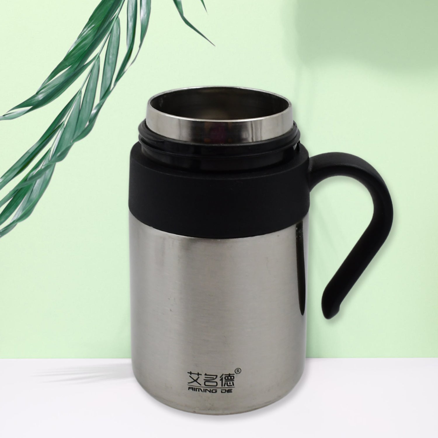Stainless Steel Mug  Bottle Vacuum Insulated Cup With Handle  Small Cup (420 Ml) Wukusy