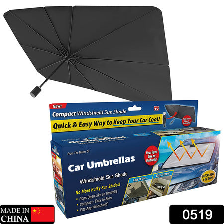 0519 Windshield Umbrella Sun Shade Cover Visor Sunshades Reviews Automotive Front Sunshade Fits Foldable Windshield Brella Various Heat Insulation Shield For Car Wukusy