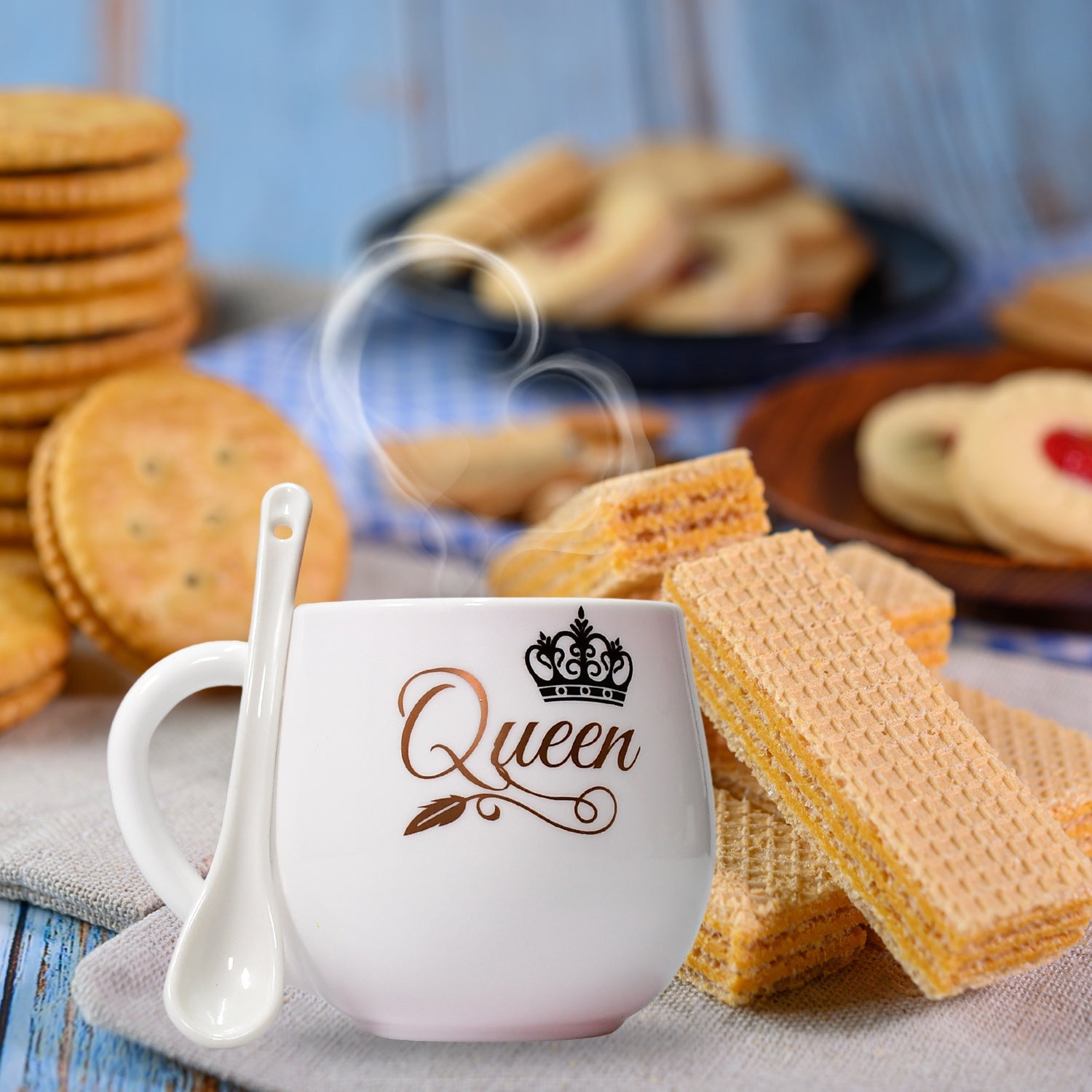 4975 Multi Design Coffee Mug With Spoon And Box Packing. Ceramic Mugs To Gift Your Best Friend Tea Mugs Coffee Mugs Microwave Safe. Wukusy