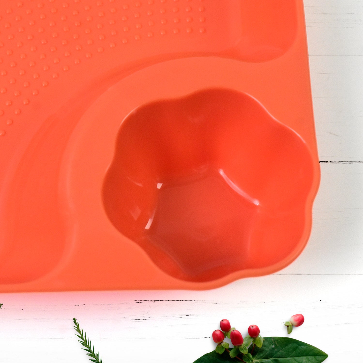 Plastic Plates With Dipping Saucer  Round Dip Part (1 Pc  1816 Cm  1 Pc) Wukusy