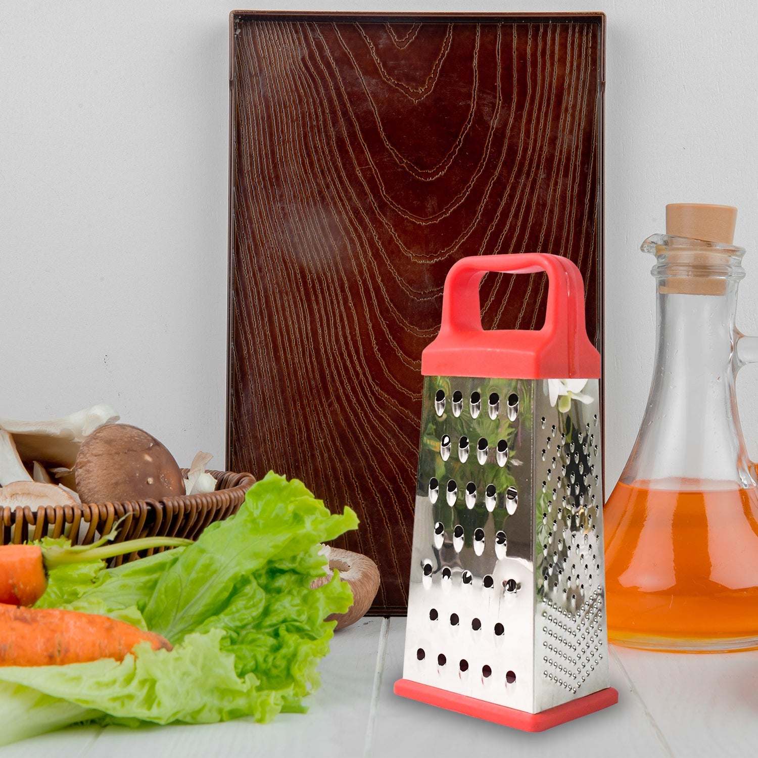 Supermom 5-in-1 Comfort Stainless Steel Grater And Slicer Wukusy