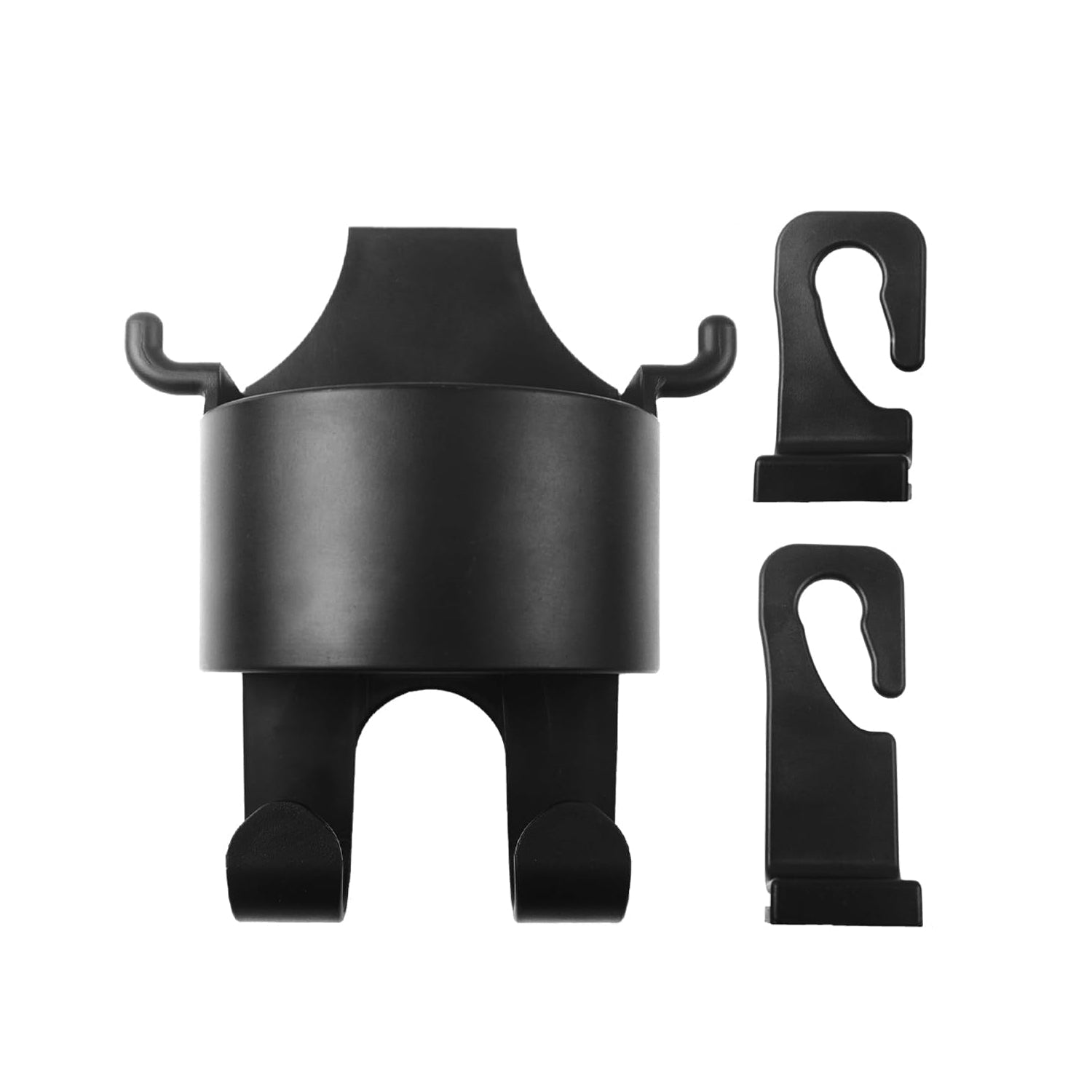 8548 Car Headrest Backseat Organizer 3 In 1 Automotive Cell Phone Drink Cupholder Adapter With Headrest Hooks For Kids And Adults Multifunctional Storage For Car Travel Accessories Wukusy