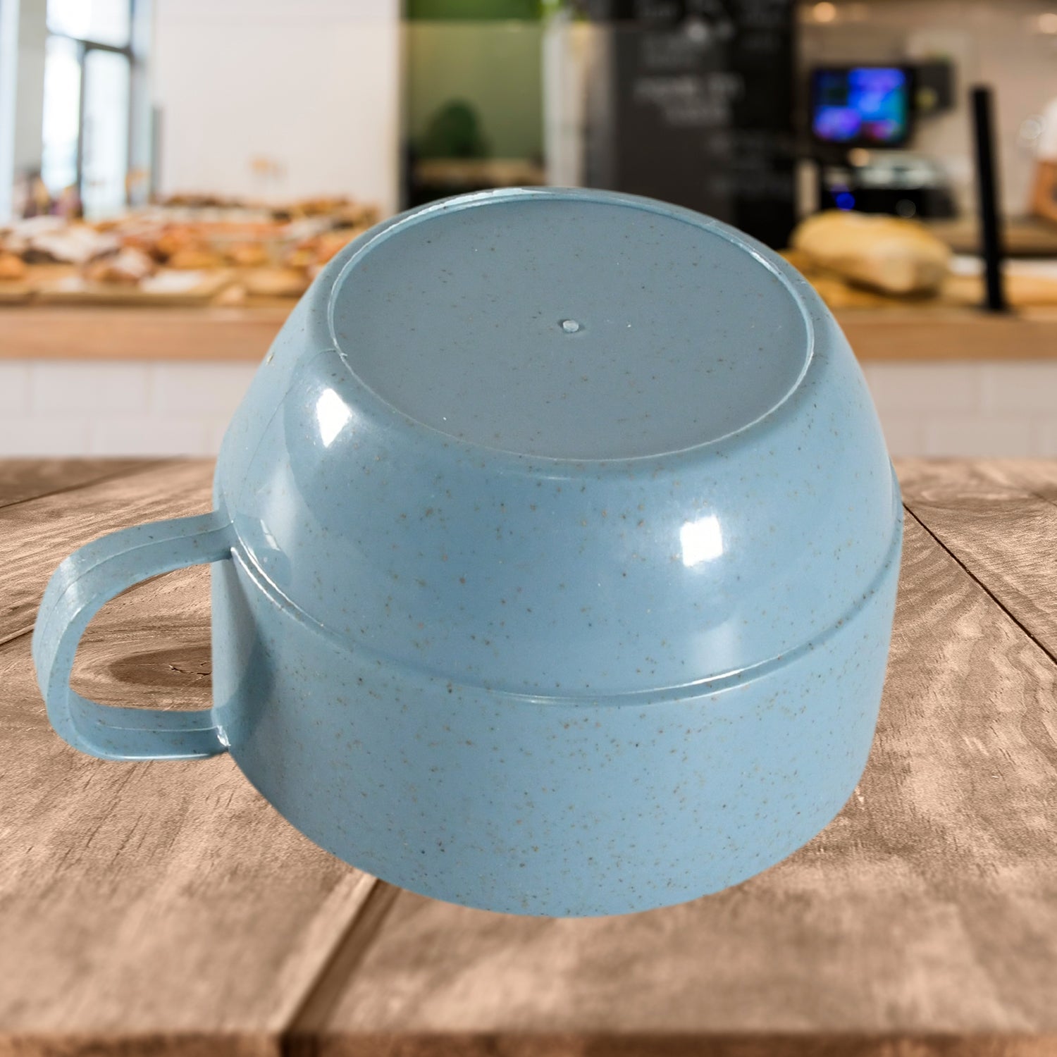 8157 Multipurpose Plastic Water Cup With Handle Reusable Cups Environmental Friendly Festival For Milk Cup Coffee Cup Tea Cup Breakfast Cup Drinking Mug Or Outdoor For Household Gift For Birthday (1 Pc) Wukusy