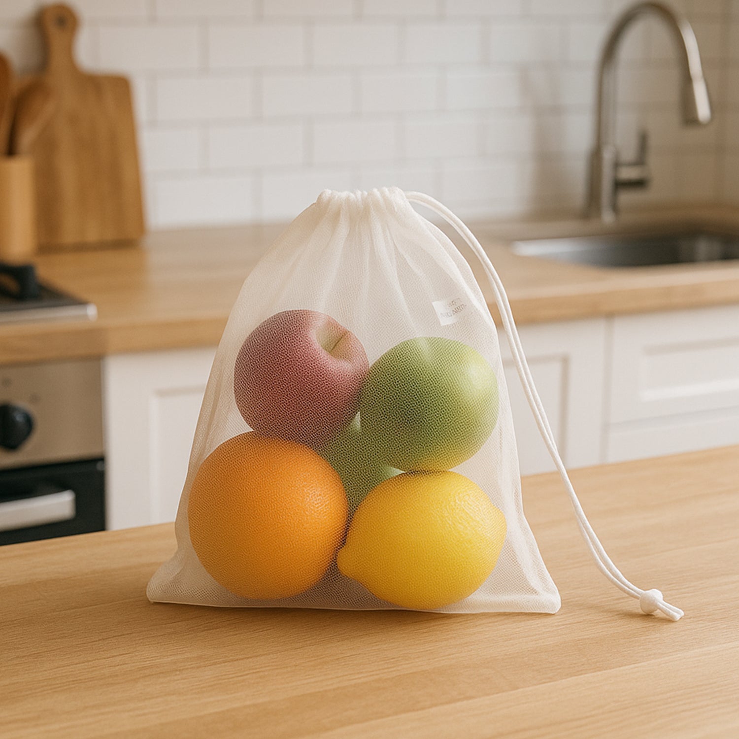Reusable Mesh Produce Bags (2 Pc) Wukusy