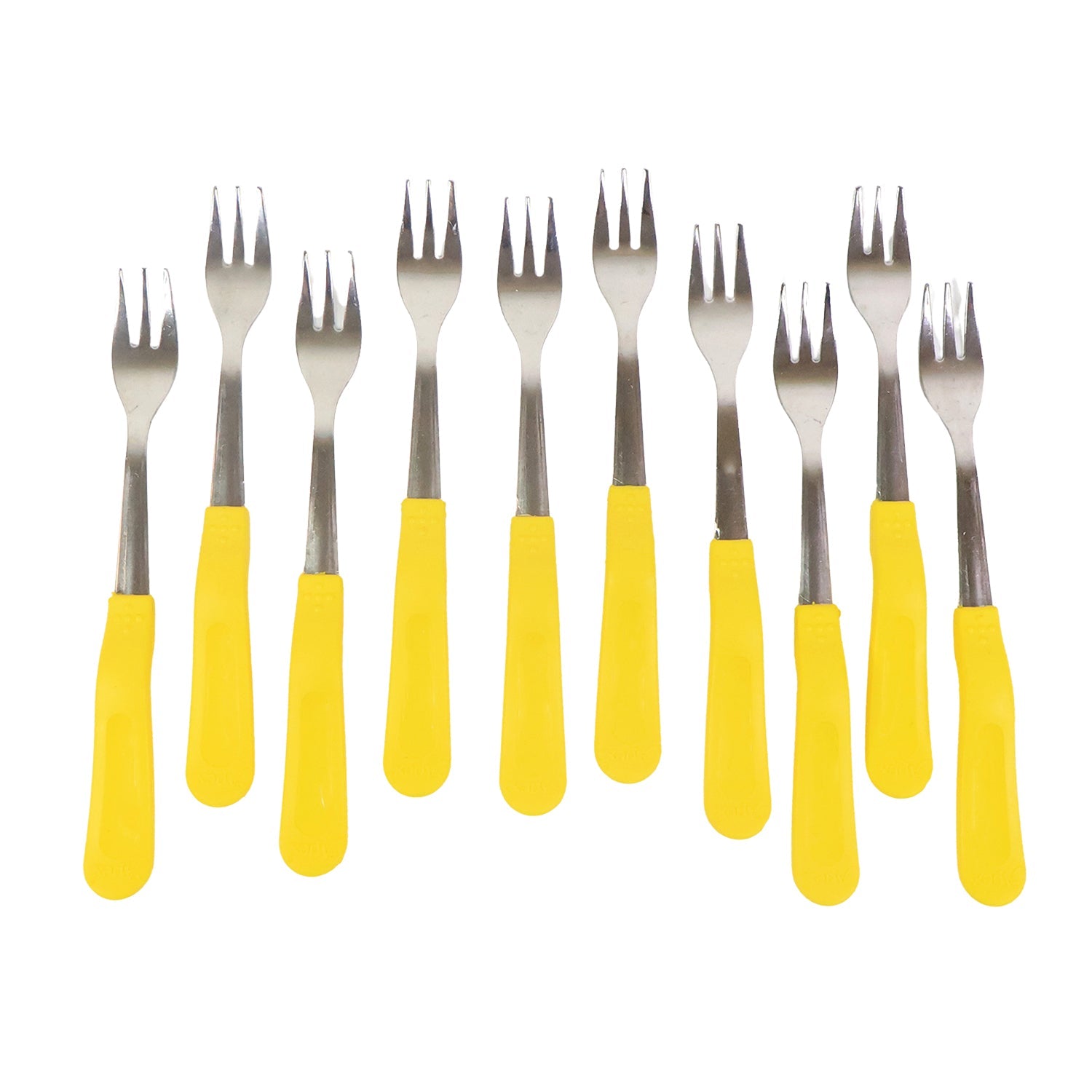 Supermom Premium Stainless Steel Big Fork (6 Pc  Set) Wukusy