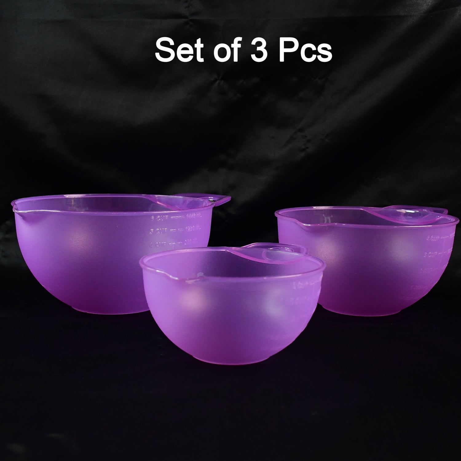 Apex Mix  Measure Prep Bowl Set  3 Pieces Wukusy