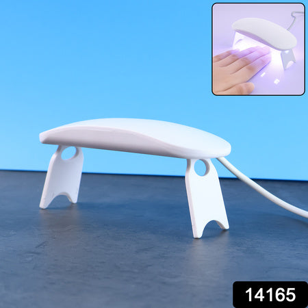 Mini Portable Uv Led Nail Lamp For Gel Nail Polish Curing (1 Pc) Wukusy
