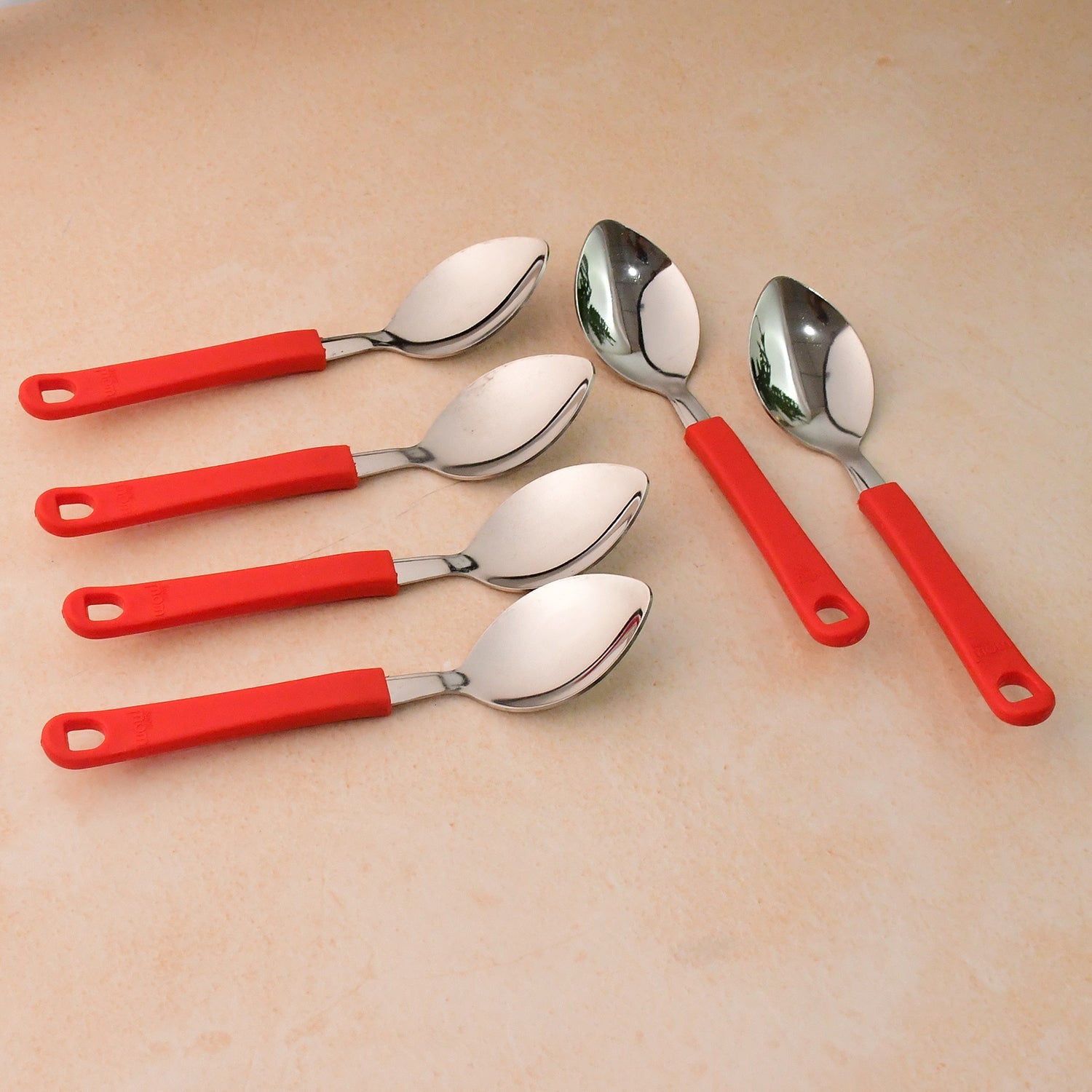Supermom Premium Stainless Steel Table Spoon (6 Pc  Set) Wukusy