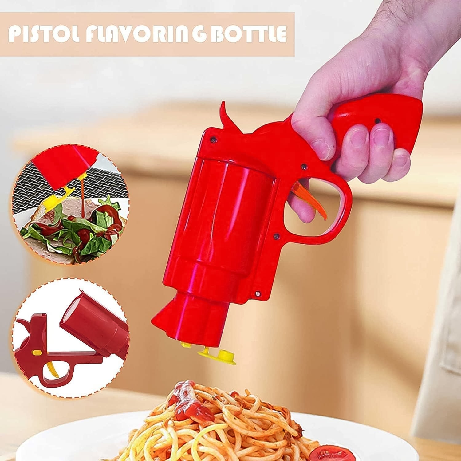 Ketchup Dispenser Mustard Bottle Gun (1 Pc) Wukusy