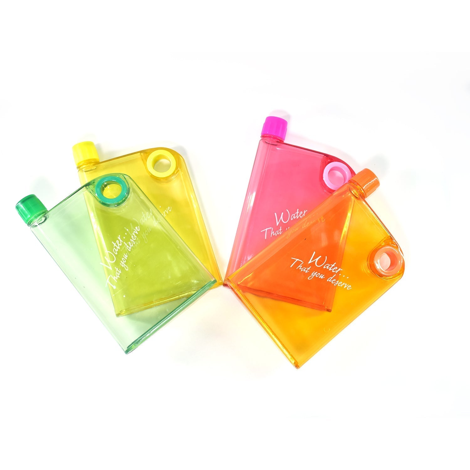 0364 Notebook Style Slim Water Bottle (380 Ml Multicolor) Wukusy