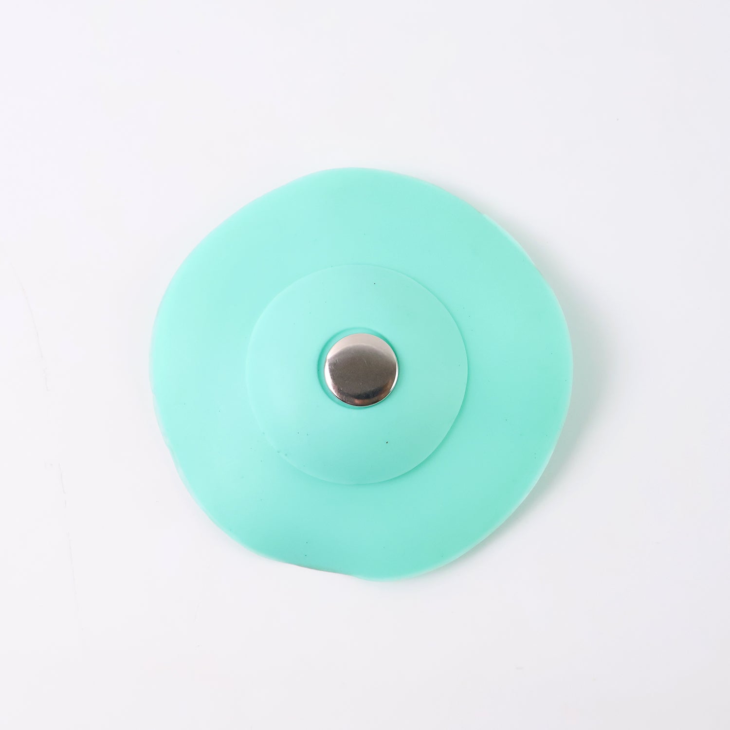 Creative 2-in-1 Light Green Silicone Sewer Sink Sealer Cover Drainer (Multicolour) Wukusy