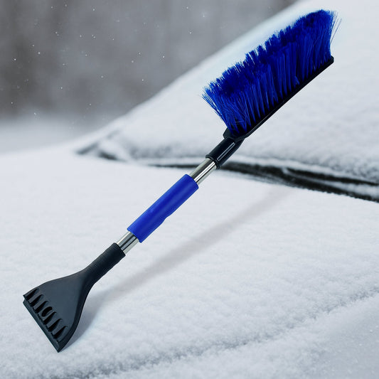 Ice Scraper Car Snow Brush 2 In 1 Comfortable Grip (1 Pc  67 Cm Long)
