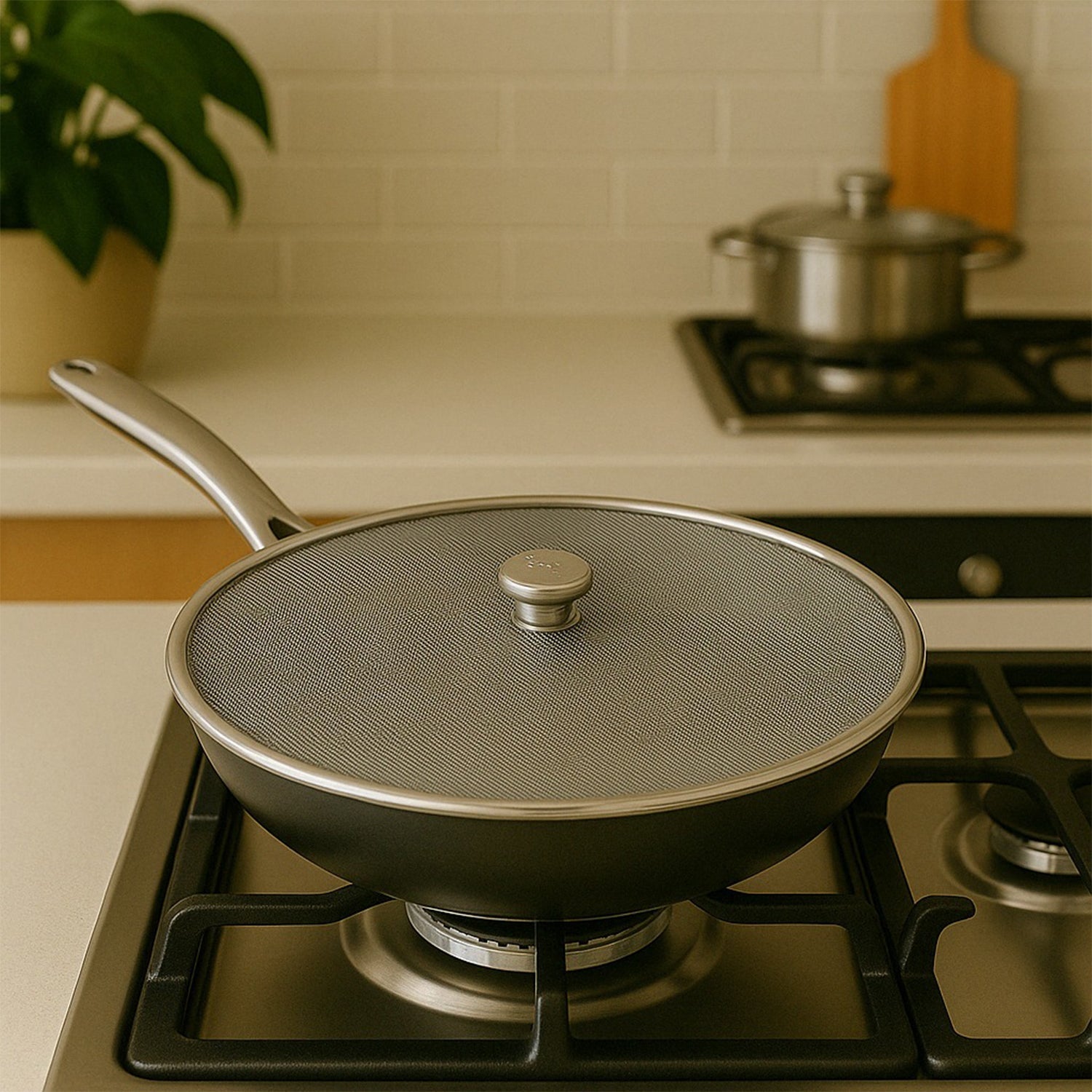 Apex Stainless Steel Mesh Net Cover For Cooking (1 Pc) Wukusy