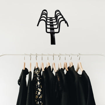 Double-row Metal Cupholder Rack Multi-purpose Iron Hanger With 6 Hooks (1 Pc) Wukusy