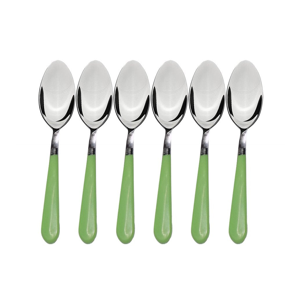 2269 Stainless Steel Spoon With Comfortable Grip Dining Spoon Set Of 6 Pcs Wukusy