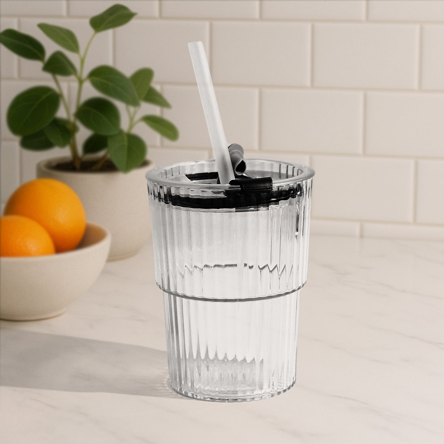 450 Ml Monaco Premium Transparent Plastic Cup Wukusy