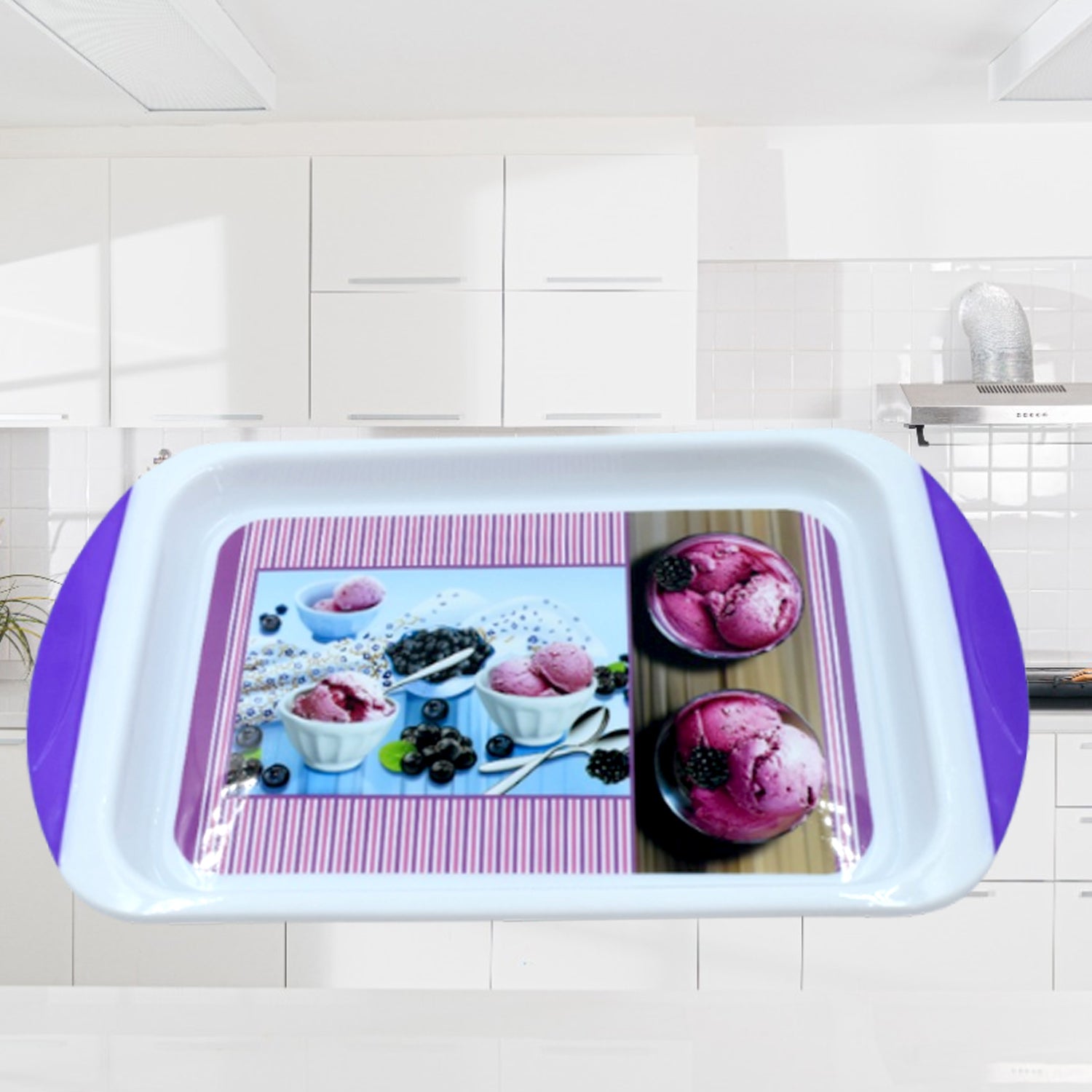 3774 Medium Plastic Tray For Kitchen And General Purpose Wukusy