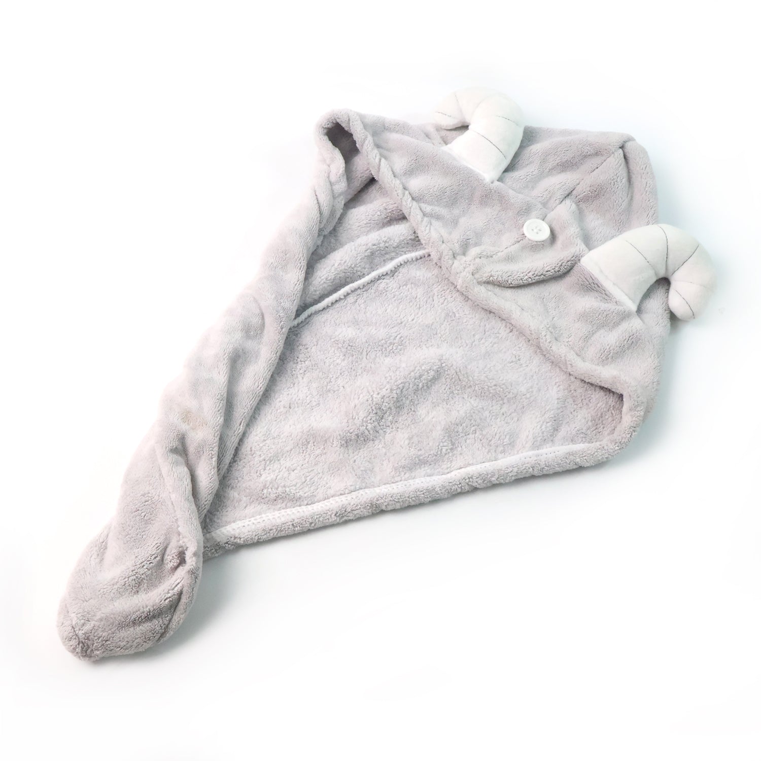 Cute Animal Ear Hooded Hair Drying Towel Wrap (1 Pc) Wukusy
