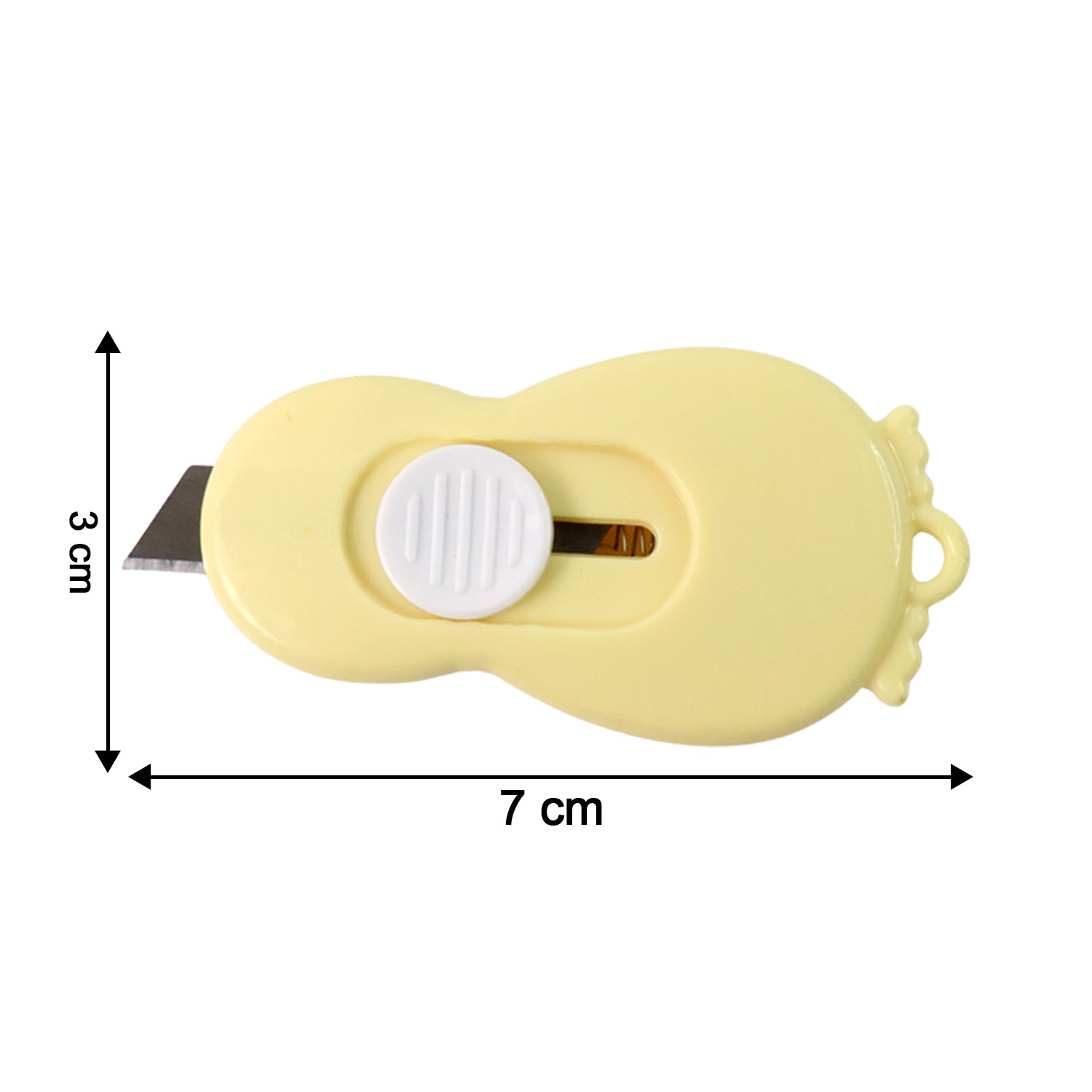Compact Mini Safety Cutter With Retractable Blade - (1 Pc) Wukusy