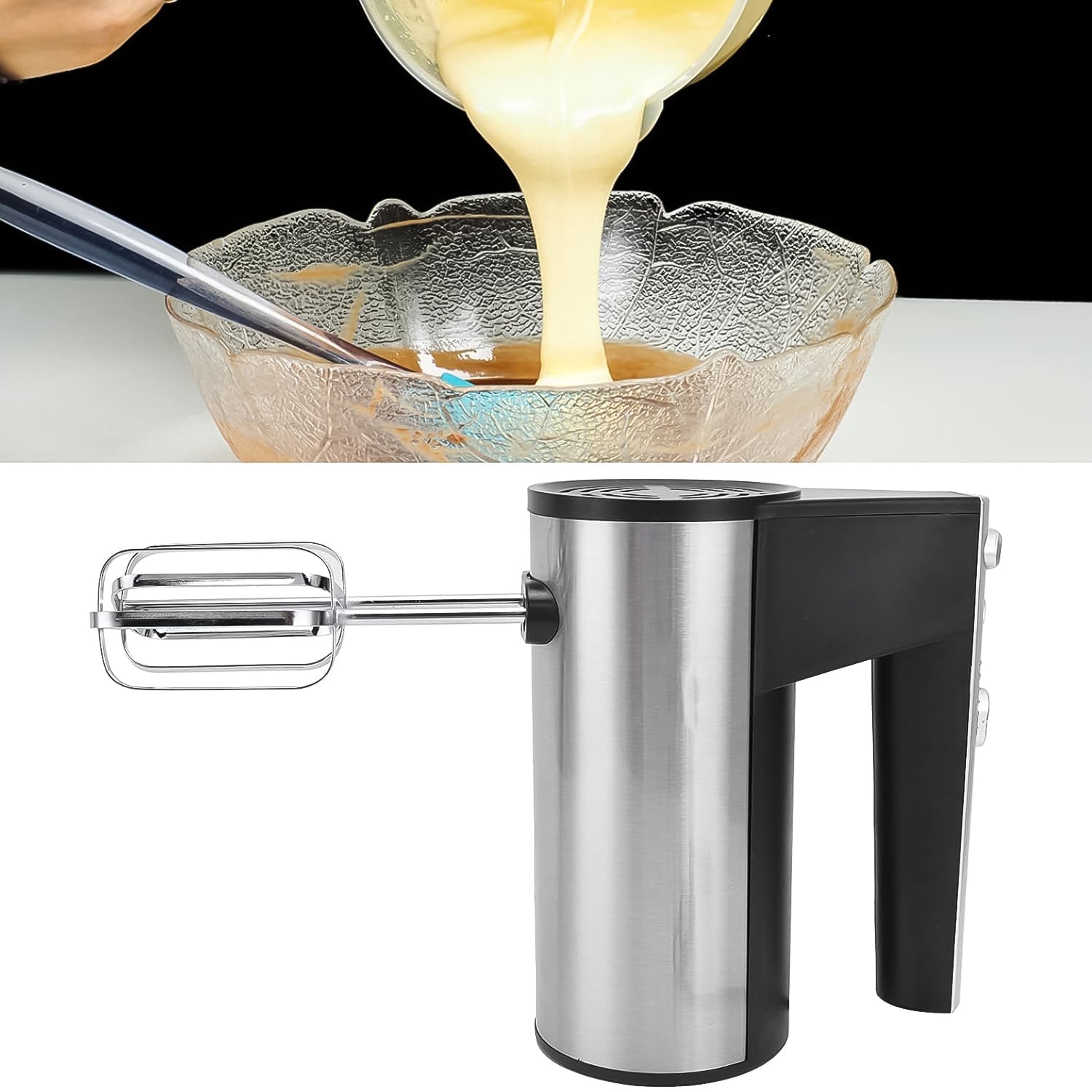 Orbit Stainless Steel Electric Hand Mixer - 450w Wukusy