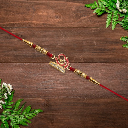 Om Design Traditional Rakhi Wukusy