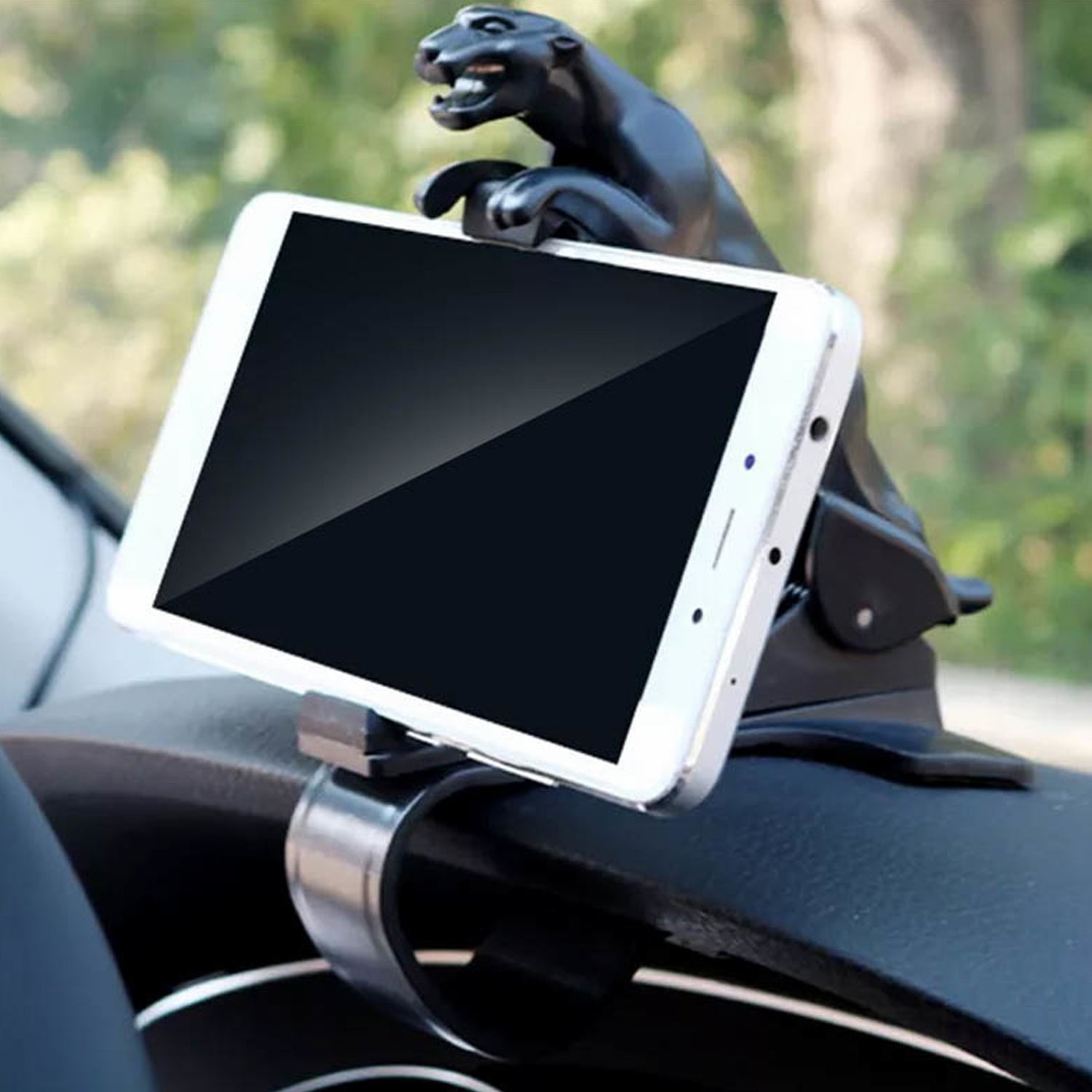 6469 Jaguar Leopard Shape Plastic Phone Clip Mobile Phone Holder For Car Use Wukusy