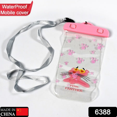6388 Waterproof Pouch Zip Lock Mobile Cover Under Water Mobile Case For All Type Mobile Phones Wukusy