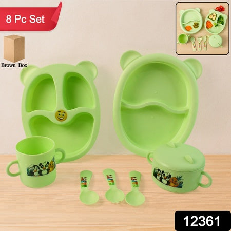 Kids Feeding Dinner (8 Pc Set) Wukusy