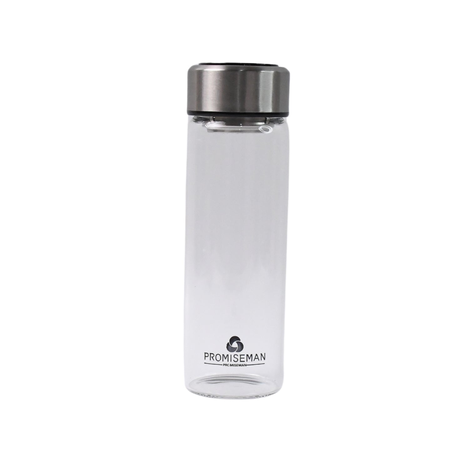 Outdoor Sport Glass Water Bottle  With Steel Lid  500 Ml Approx) Wukusy