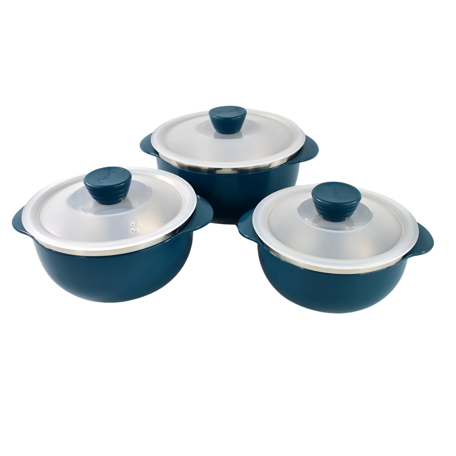 Apex Microwave-safe Serving Bowl 3 Pcs Set (700ml 1000ml 1400ml) Wukusy