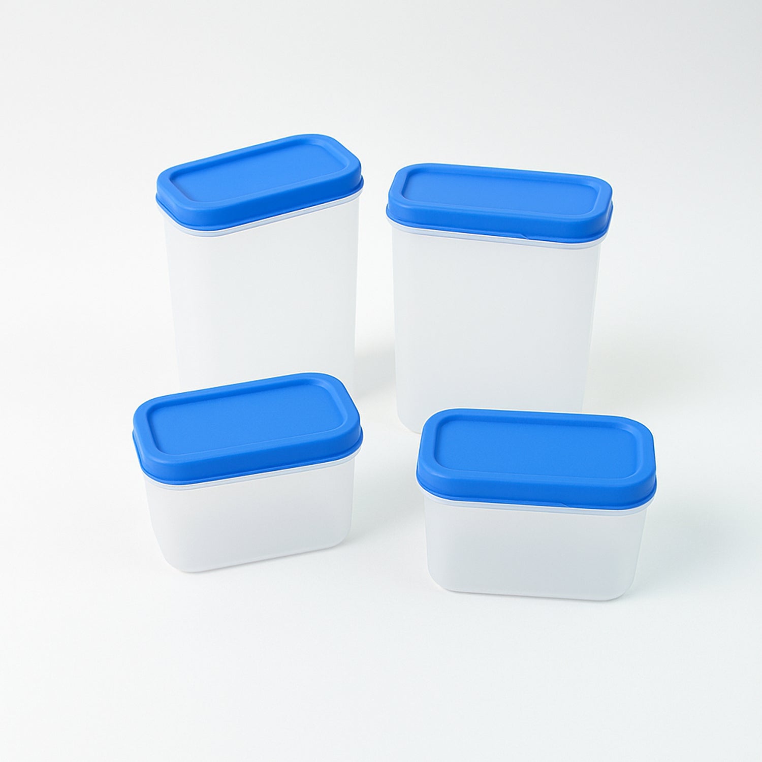 Apex Glory Plastic Storage Container Box Set (4 Pc) Wukusy