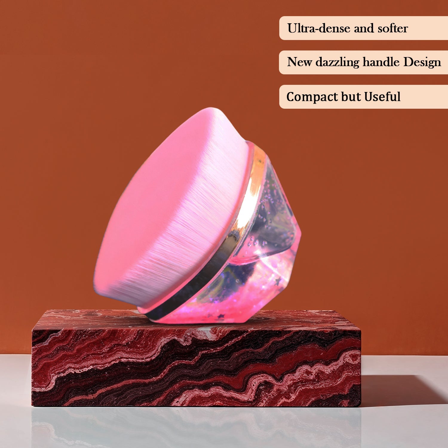 Glitter Cosmetic Brush With Starry Gel Base (1 Pc) Wukusy