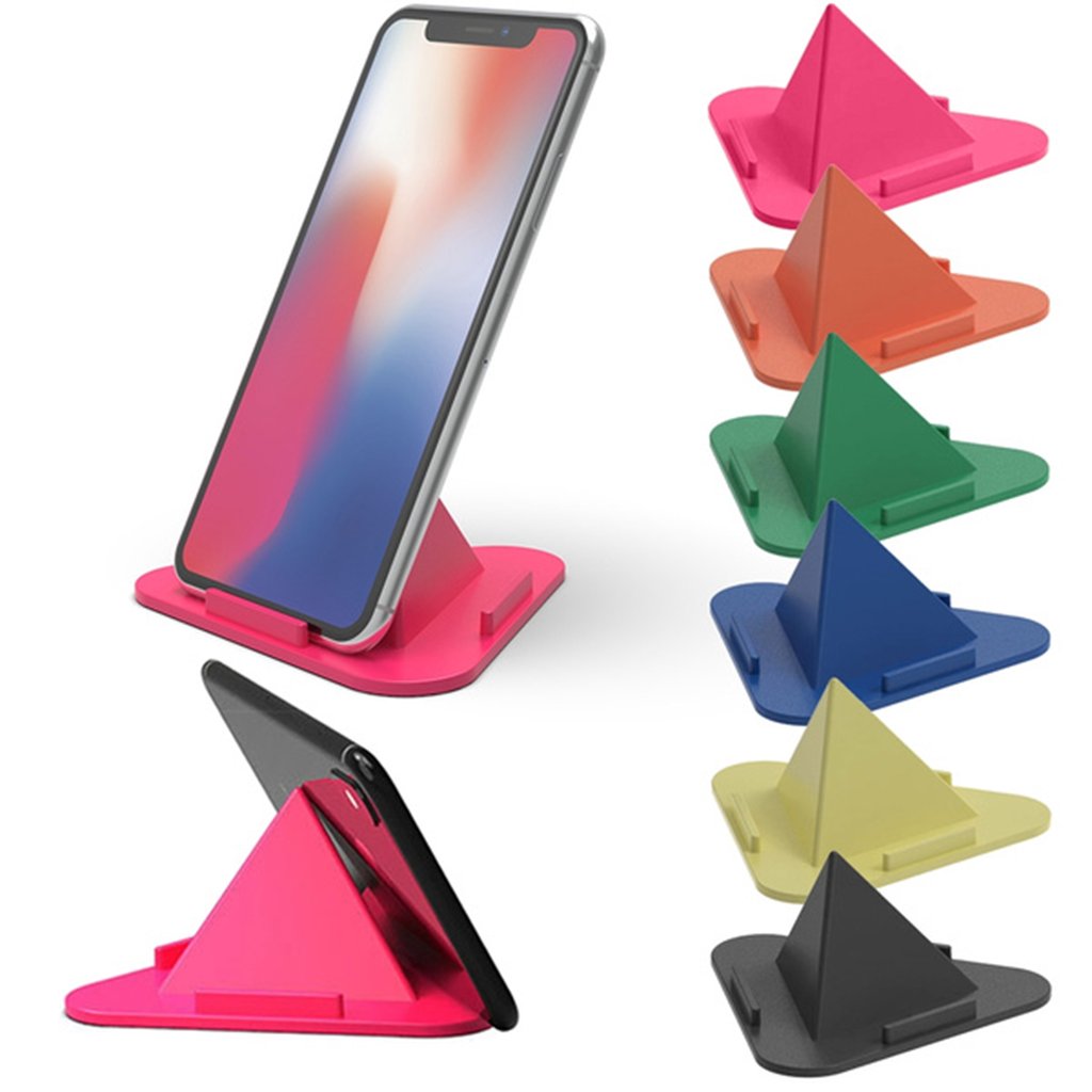 4640 Universal Portable Three-sided Pyramid Shape Mobile Holder Stand Wukusy