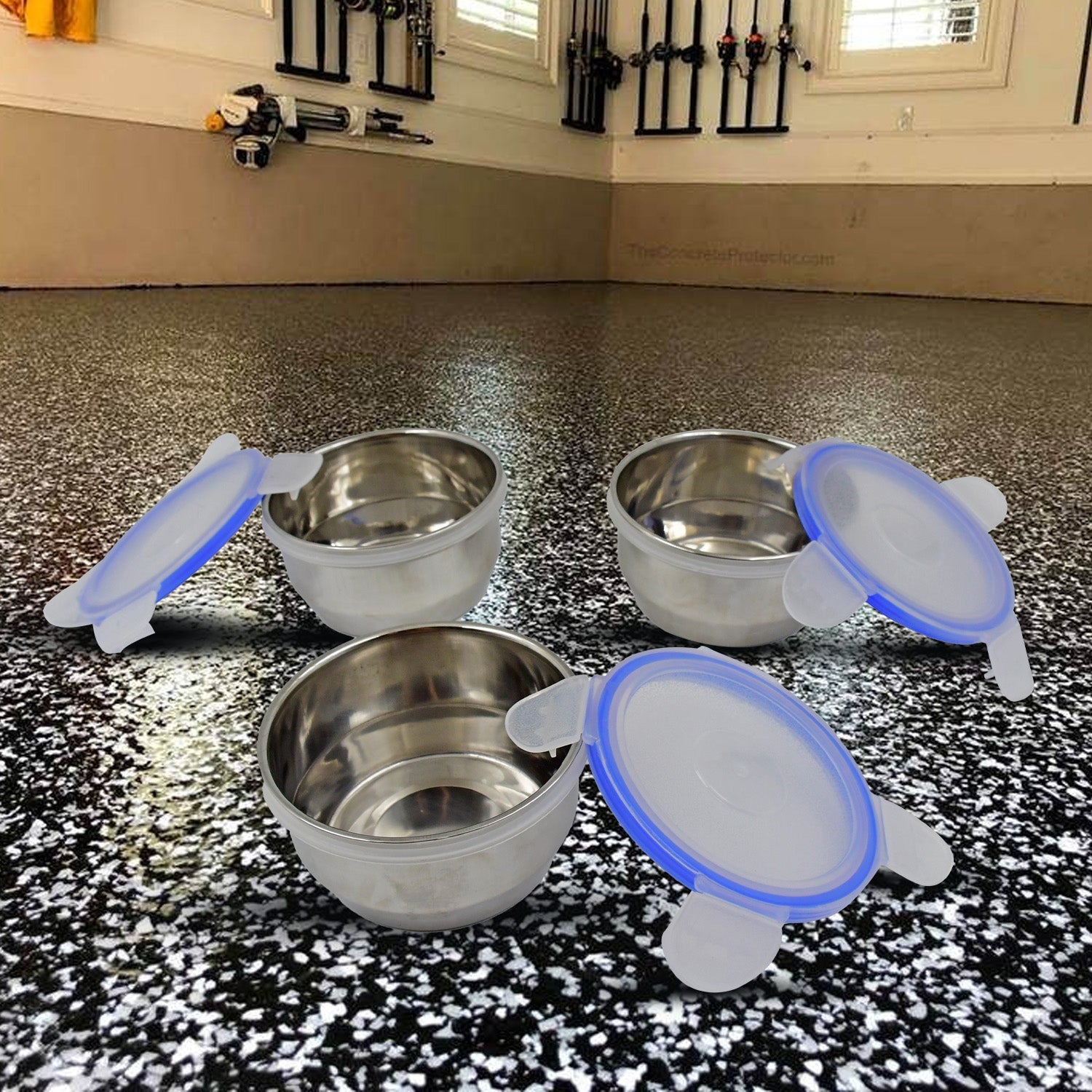 Airtight  Leak Proof Stainless Steel Container Multi Compartment Lunch Box Carry To All Type Lunch In Lunch Box  Premium Quality Lunch Box Ideal For Office  School Kids  Travelling Ideal (3 Different Lunch Box) Wukusy