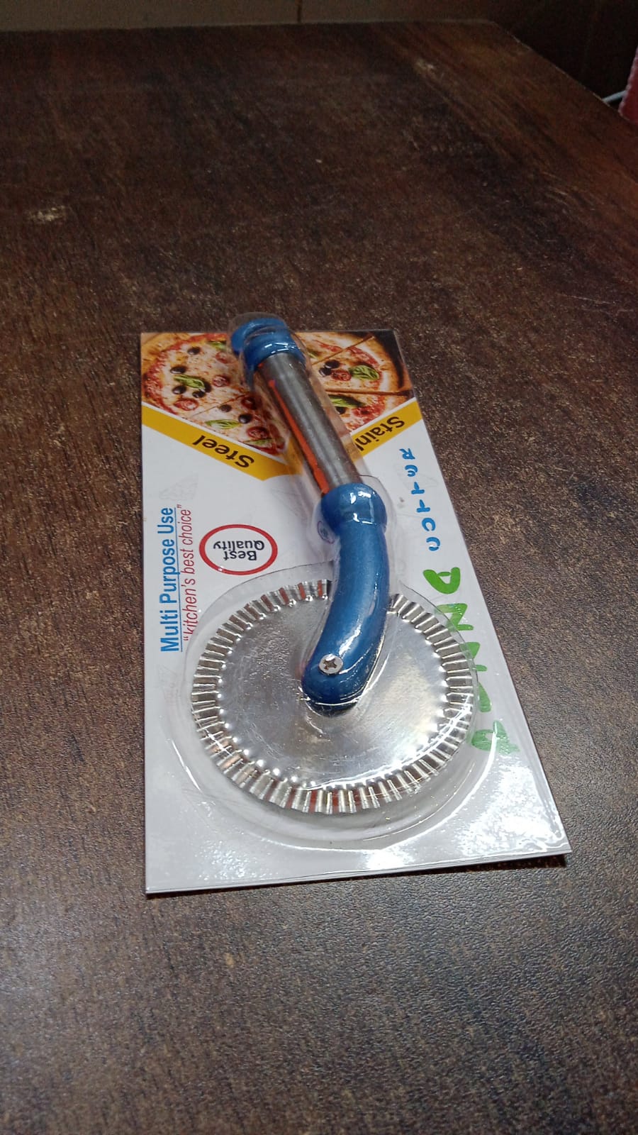 Multi Purpose Use Curly Pizza Cutter  Pastry Cutter  Sandwiches Cutter (1 Pc) Wukusy