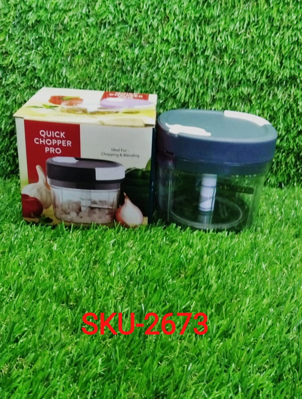 2673 Handy Chopper And Slicer Used Widely For Chopping And Slicing Of Fruits Vegetables Cheese Etc. Including All Kitchen Purposes Wukusy