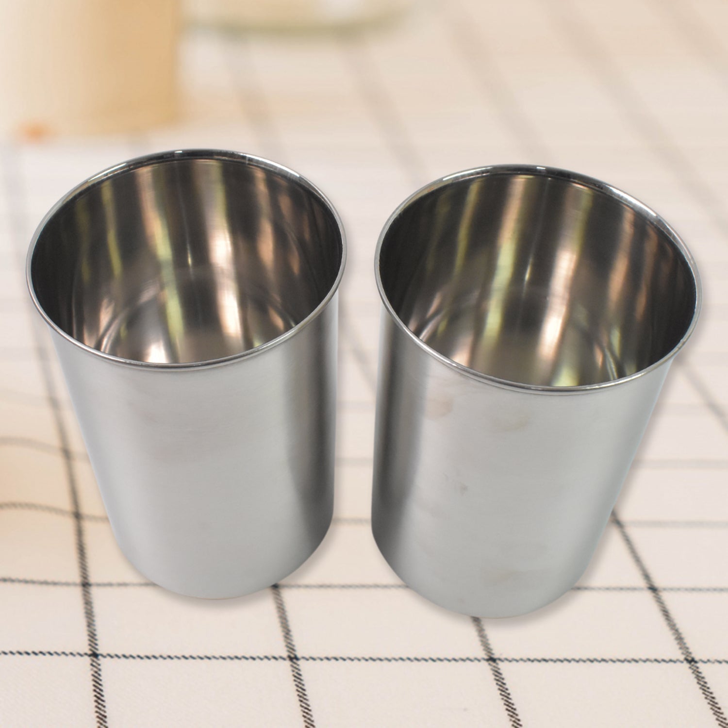 Multipurpose Stainless Steel Airtight Containers With See Through Lid (2 Pc Set  1000 Ml) Wukusy