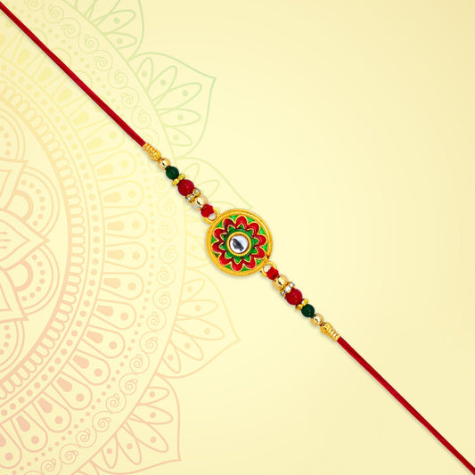 Color Full Flower Rakhi