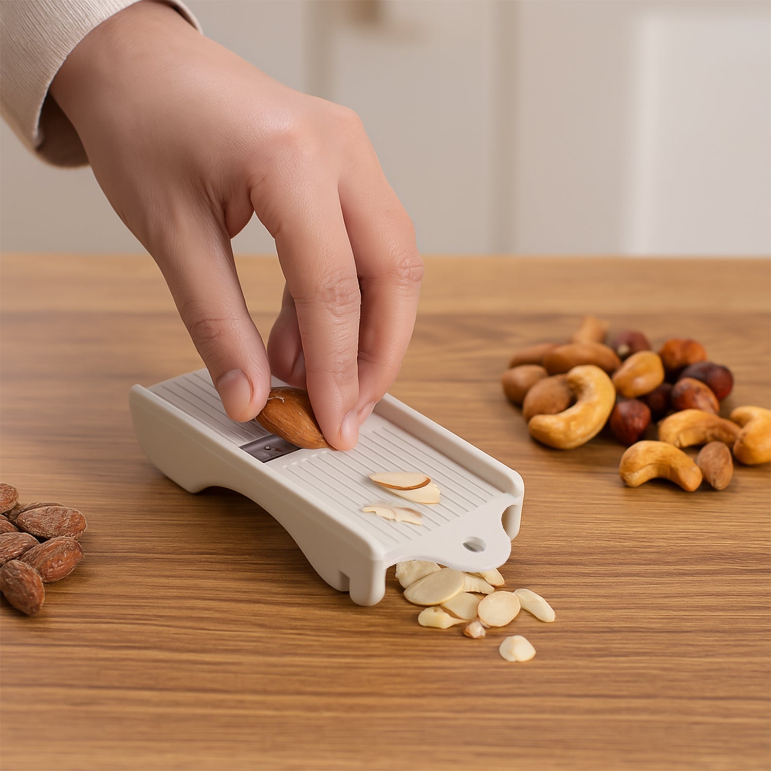 Liger Multipurpose Dry Fruit Slicer  Ginger (1 Pc) Wukusy