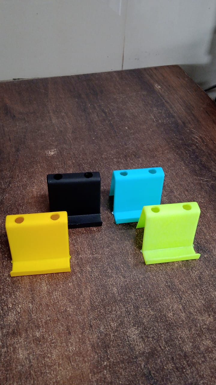 Multifunctional Plastic Mobile Phone Stand  Pen Holder (1 Pc  Mix Color) Wukusy