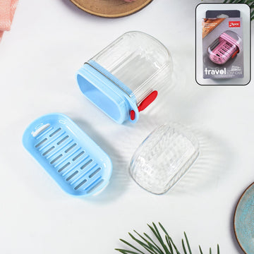 Apex Unbreakable Travel Soap Case With Secure Lock (1 Pc) Wukusy