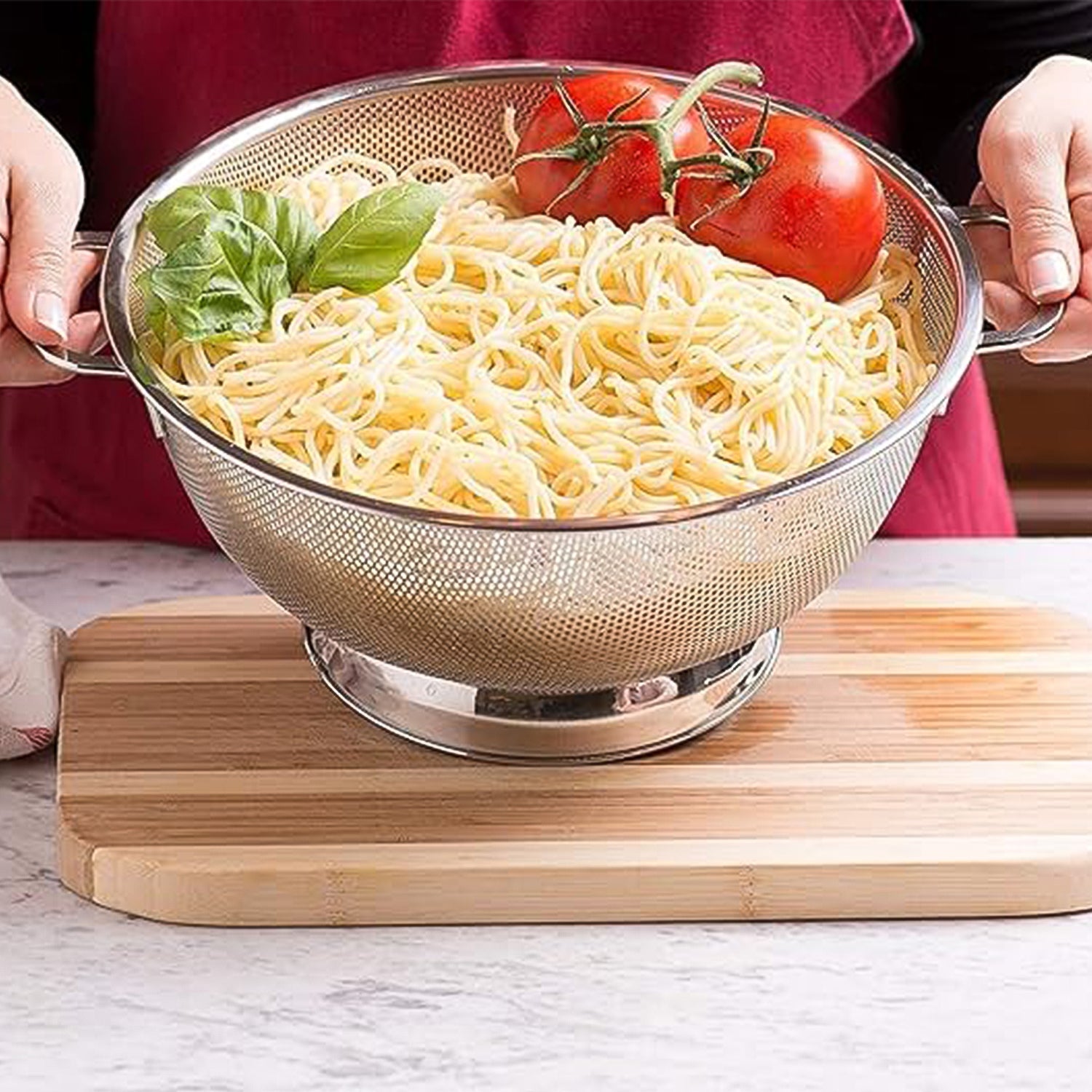 Apex Stainless Steel Mesh Colander Wukusy